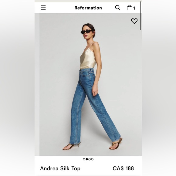 Reformation Tops - Reformation Gold Tank